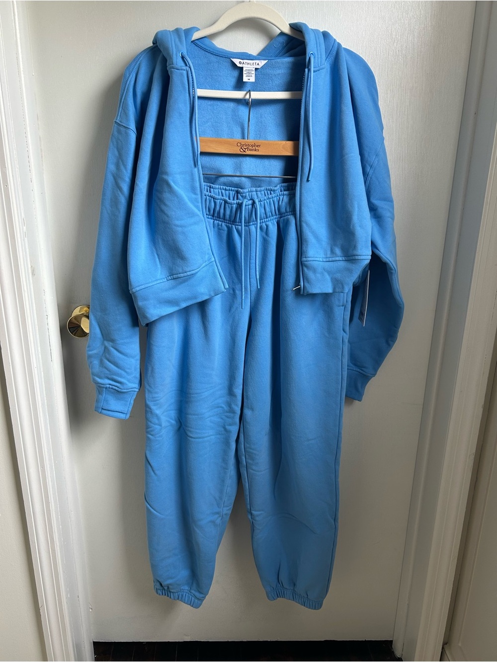 Dayluxe Women's Blue Hoodie and Jogger Pants Set